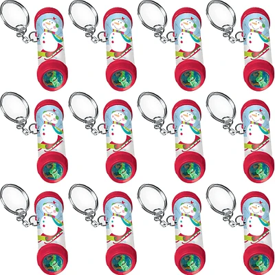 Winter Kaleidoscope Keychains 12ct