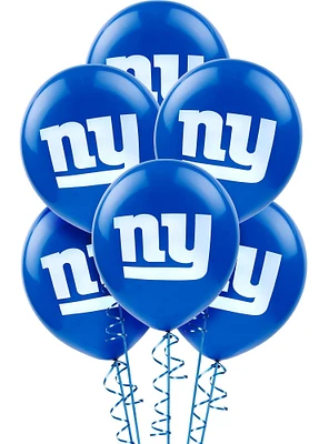 6ct, New York Giants Balloons