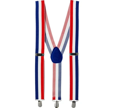 Patriotic Striped Suspenders