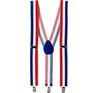 Patriotic Striped Suspenders