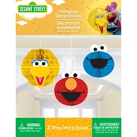 Sesame Street Honeycomb Decorations 3ct