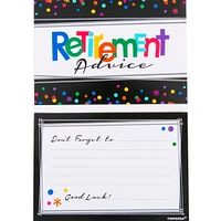 Officially Retired Cardstock Advice Cards, 5in x 3.5in, 24ct