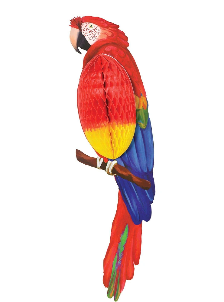 Parrot Honeycomb Decoration