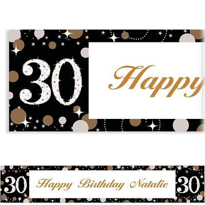 Custom Sparkling Celebration Banner