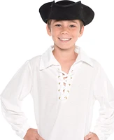 Kids' Black Pirate Hat