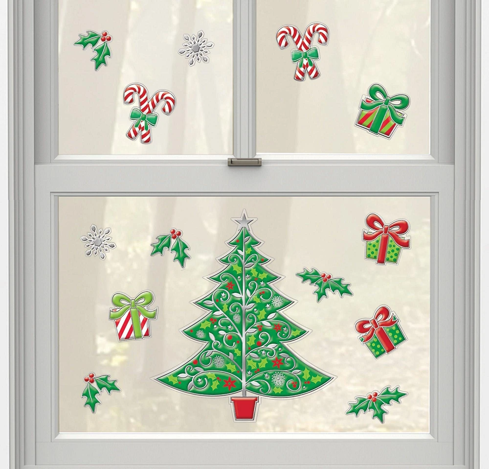 Christmas Tree Decals 14ct