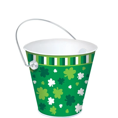 Shamrock Metal Pail