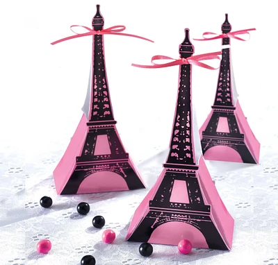 A Day in Paris Favor Boxes 12ct