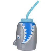 Shark Cup with Straw