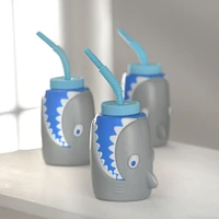 Shark Cup with Straw