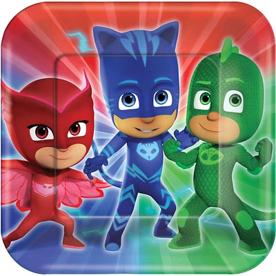 PJ Masks Lunch Plates 8ct