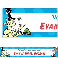 Custom Dr. Seuss Banner