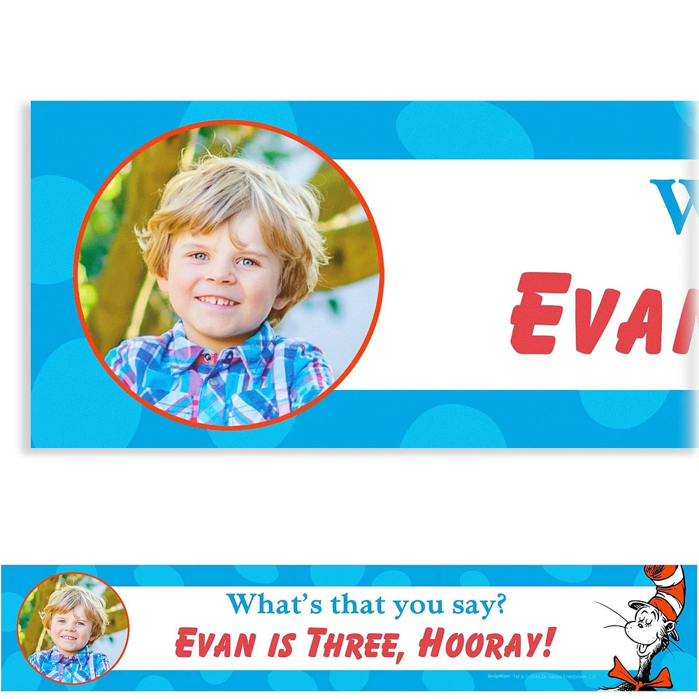 Custom Dr. Seuss Photo Banner