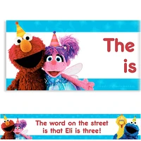 Custom Sesame Street Banner