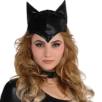 Adult Black Cat Ears Hat