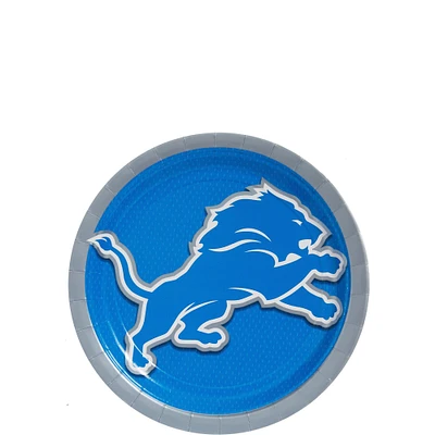 Detroit Lions Paper Dessert Plates, 7in, 18ct