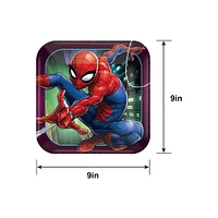 Spider-Man Webbed Wonder Lunch Plates 8ct