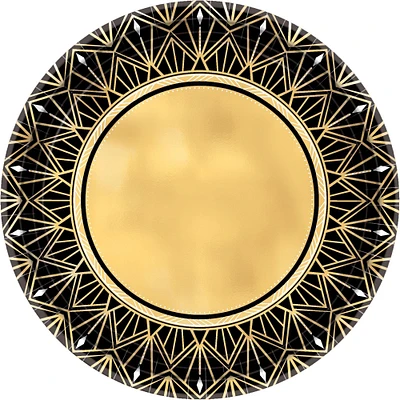 Metallic Hollywood Dinner Plates 8ct