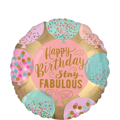 Stay Fabulous Happy Birthday Balloon