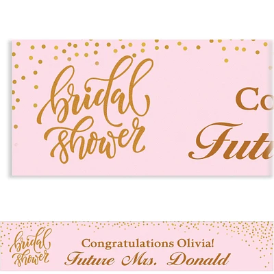 Custom Sparkling Bridal Shower Banner