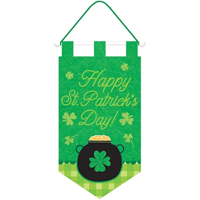 Pot of Gold St. Patrick's Day Door Banner