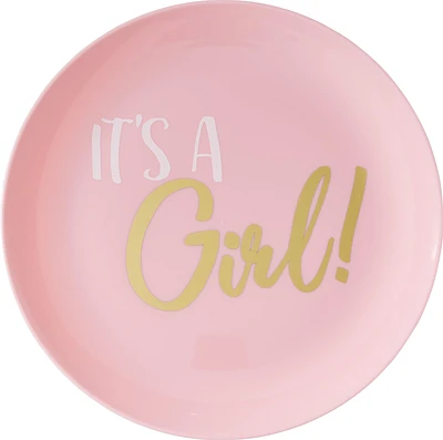 It's a Girl Premium Plastic Lunch Plates 20ct