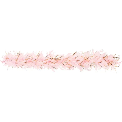 Blush & Rose Gold Feather Boa