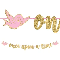 Glitter Disney Once Upon a Time Letter Banner