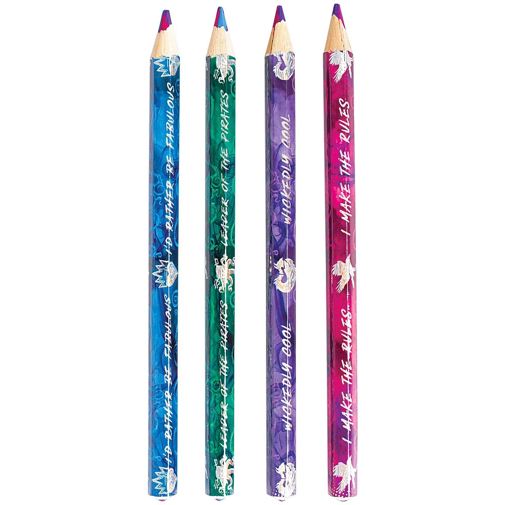 Descendants 3 Multicolor Pencils 4ct