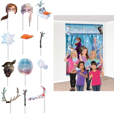 Frozen 2 Scene Setter with Photo Booth Props