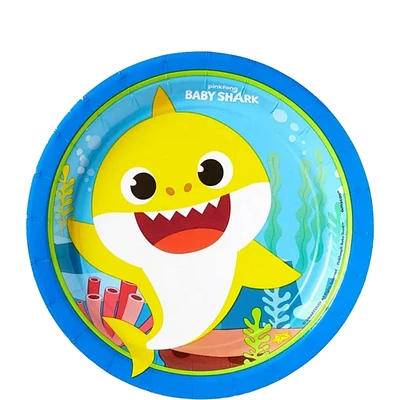 Baby Shark Dessert Plates 8ct