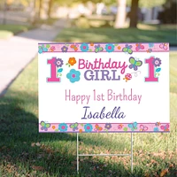 Custom Sweet Birthday Girl Yard Sign