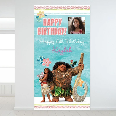 Custom Moana Photo Backdrop