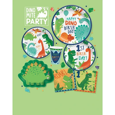 Dino-Mite Dinosaur Lunch Plates 8ct
