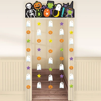 Halloween Friends Doorway Curtain
