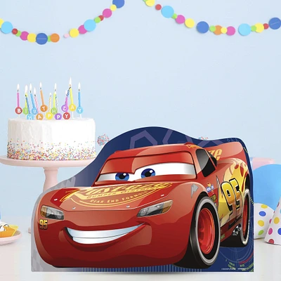 Lightning McQueen Centerpiece Cardboard Cutout, 17in x 11in - Cars 3 