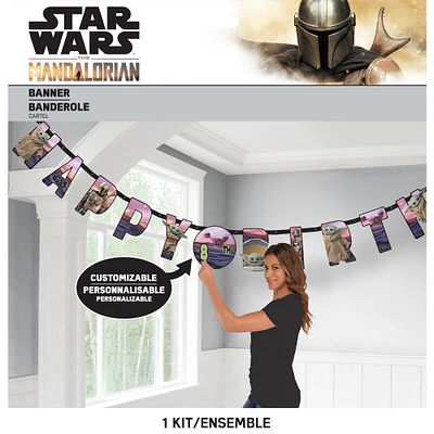 The Child Birthday Banner Kit - The Mandalorian