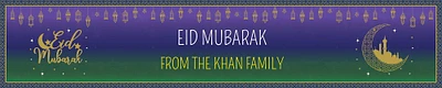 Custom Eid Mubarak Table Runner