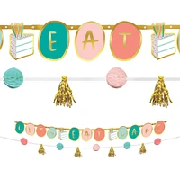 Metallic Happy Cake Day Banners 2ct