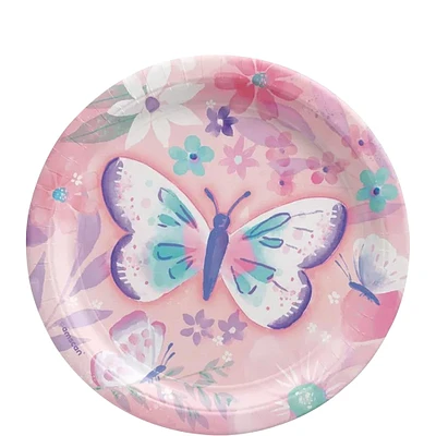 Flutter Dessert Plates, 7in, 8ct