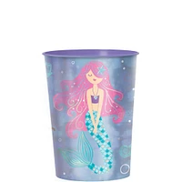 Metallic Shimmering Mermaids Plastic Favor Cup, 16oz