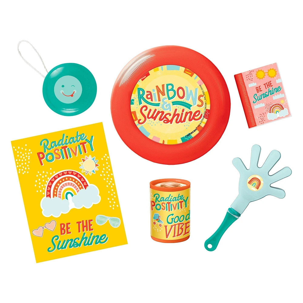 Retro Rainbow Favor Pack, 48pc