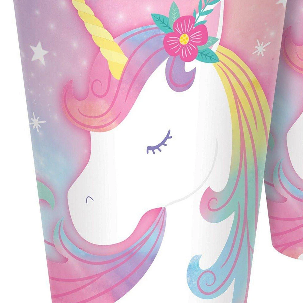 Enchanted Unicorn Paper Cups, 9oz, 8ct