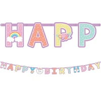 Jumbo Unicorn Party Birthday Banner Kit