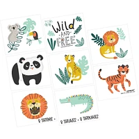 Get Wild Jungle Temporary Tattoos, 8ct