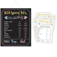 Old Wives' Tales Gender Reveal Game, 24 Sheets - The Big Reveal