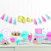 It's A… Gender Reveal Tassel Garland, 8ft - The Big Reveal