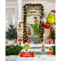 The Grinch Wood Plank Sign, 9.6in x 46.9in - Dr. Seuss