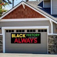 Black History Month Horizontal Banner