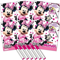 Minnie Mouse Magic Ink Paper Coloring Books, 5.5in x 6in, 6ct - Disney Junior